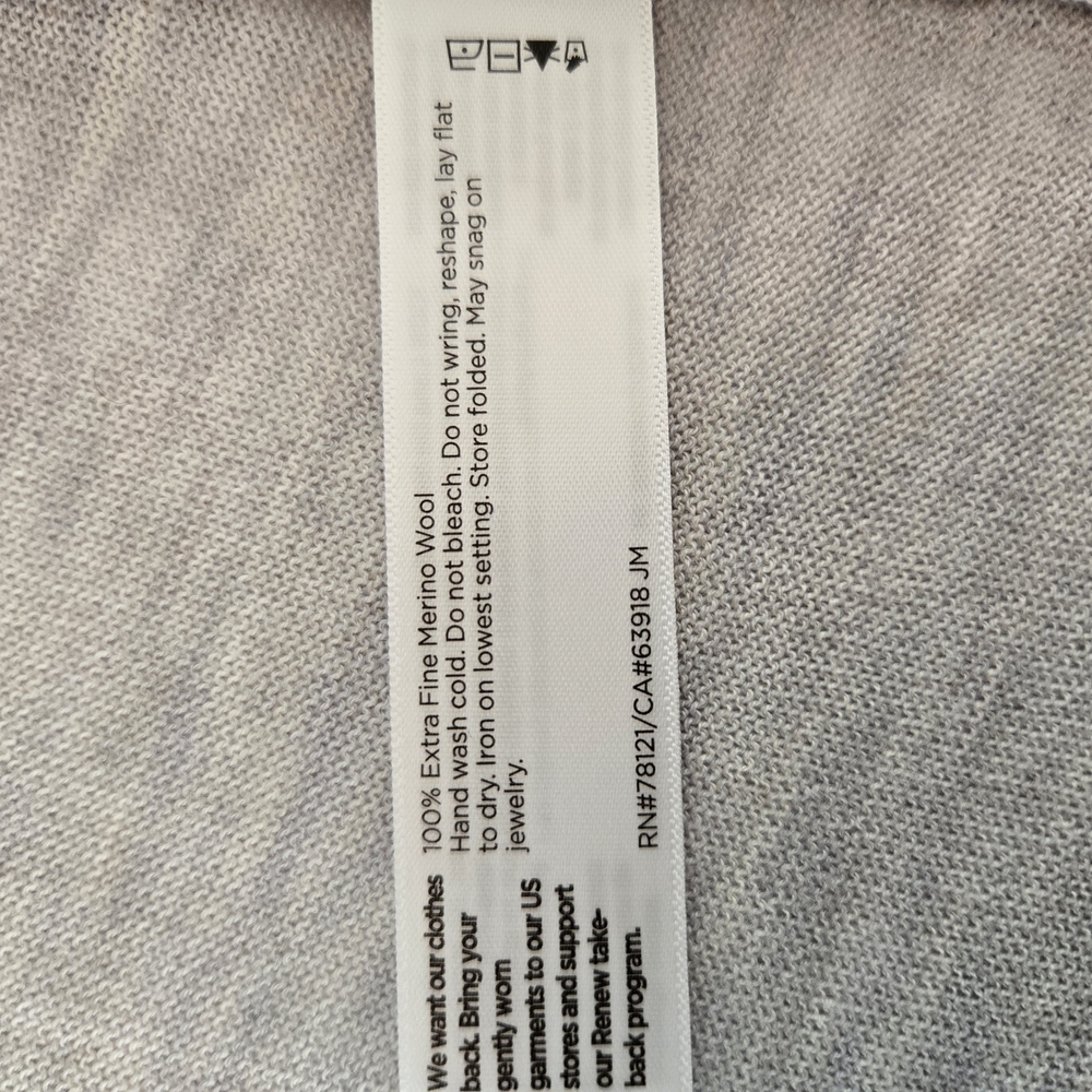 Eileen Fisher Soft Gray Knit Cardigan - Picture 3 of 14